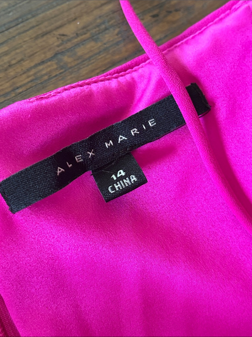 Alex Marie size 14 hot pink dress - Picture 5 of 16